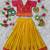 Beautiful ethnic skirt and top set featuring an elegant daaman design with intricate woven motifs