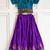 Beautiful ethnic skirt and top set featuring an elegant daaman design with intricate woven motifs
