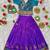 Beautiful ethnic skirt and top set featuring an elegant daaman design with intricate woven motifs