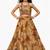 girls traditional yellow soft chanderi skirt and top set