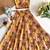 girls traditional yellow soft chanderi skirt and top set