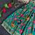 Girls rama floral woven lehenga choli set with tie-up top & flowy skirt