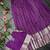 Girls wine woven kanchipuram style lehenga set with silk skirt, crop top & latkans