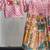 Girls pink kalamkari print lehenga choli set | silk blend embellished ethnic wear with puff sleeves & peter pan collar