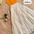 Girls off-white embroidered silk blend polka dot skirt with zari weaving top