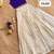Girls off-white embroidered silk blend polka dot skirt with zari weaving top
