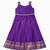 Minipattu violet zari butta frock for girls