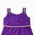 Minipattu violet zari butta frock for girls