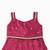 Minipattu burgundy zari butta frock for girls