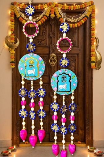 Handmade Wall Hanging | Tassel Door and Home Decorative Hanging (Pack of 2)