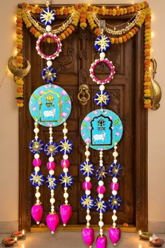 Handmade Wall Hanging | Tassel Door and Home Decorative Hanging (Pack of 2)