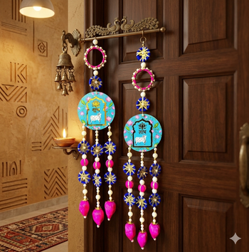 Handmade Wall Hanging | Tassel Door and Home Decorative Hanging (Pack of 2) 2