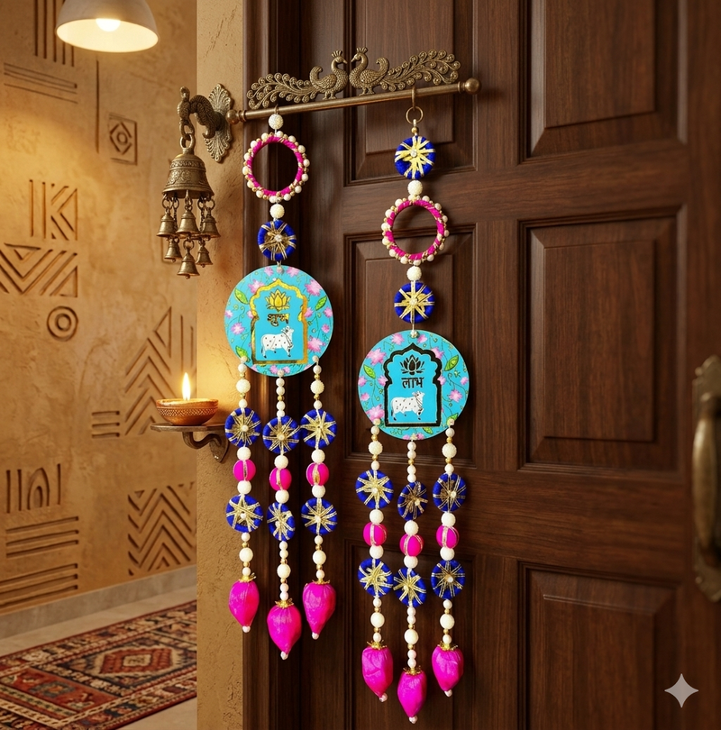 Handmade Wall Hanging | Tassel Door and Home Decorative Hanging (Pack of 2)