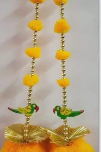 Handmade Hanging Home Decorative Wall Hanging | Diwali Festival Pooja Room Entrance Door (Pack of 2)