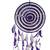 Handmade Decorative Dream Catcher Wall Hanging Traditional Hanging Decorations (Purple) (Set of 1)