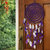 Handmade Decorative Dream Catcher Wall Hanging Traditional Hanging Decorations (Purple) (Set of 1)