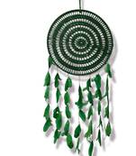 Handmade Decorative Dream Catcher Wall Hanging Traditional Hanging for Home Decor (Green) (Set of 1)