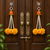 Hangings Beautiful Decoration for Every Occasion Pearl Finish Beads with Marigold Diwali Decoration (Pack of 5)