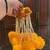 Hangings Beautiful Decoration for Every Occasion Pearl Finish Beads with Marigold Diwali Decoration (Pack of 5)
