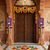 MDF Cow Shubh Labh Door Hanging | Traditional Handmade Diwali Door Decor Hanging (Pack of 2)