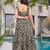 Rayon floral printed fully flared anarkali dress