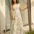 Rayon floral printed fully flared anarkali dress