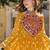 Yellow&White Cotton Readymade Navratri Lehenga Choli with Kutchi Gamthi Patchework