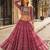 Maroon Georgette Readymade Navratri Lehenga Choli with Kutchi & Patchework