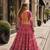 Maroon Georgette Readymade Navratri Lehenga Choli with Kutchi & Patchework