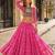 Pink Georgette Readymade Navratri Lehenga Choli with Kutchi & Patchework