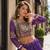 Violet Georgette Readymade Navratri Lehenga Choli with Kutchi & Patchework
