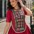 Maroon Cotton Readymade Navratri Lehenga Choli with Kutchi & Patchework