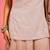 Brown ombre resham work organza sharara set