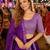 Purple Silk Blend Readymade Lehenga Choli with Thred & Sequins work