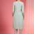 Light sea green organza sequin beads dabka work kurta set