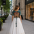 D Green&White Cotton Readymade Navratri Lehenga Choli with Bandhej & Embroidery Work