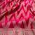 Pink Woven Golden Zari Chevron Pattern Design Fabric Pure Soft Chinon/Georgette Saree With Blouse Unstitched