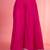 Hot pink viscose chinon chiffon silver hand embroidered sharara set