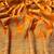Mustard Yellow Woven Golden Zari Chevron Pattern Design Fabric Pure Soft Chinon/Georgette Saree With Blouse Unstitched