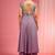 Lavender georgette hand embroidered anarkali sharara set