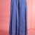 Blue hand embroidered viscose crepe  kurta sharara set