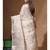 Off-white mal chanderi with applique work saree with blouse piece