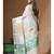 Off-white mal chanderi with applique work saree with blouse piece