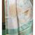 Off-white mal chanderi with applique work saree with blouse piece