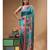 Multicolour semi - tussar with digital print saree with blouse piece