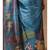 Multicolour semi - tussar with digital print saree with blouse piece
