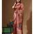 Multicolour semi - tussar with digital print saree with blouse piece