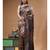 Multicolour semi - tussar with digital print saree with blouse piece