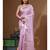 Lavendar mal chanderi with chicken kari saree with blouse piece