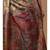 Multicolour semi - tussar with digital print saree with blouse piece